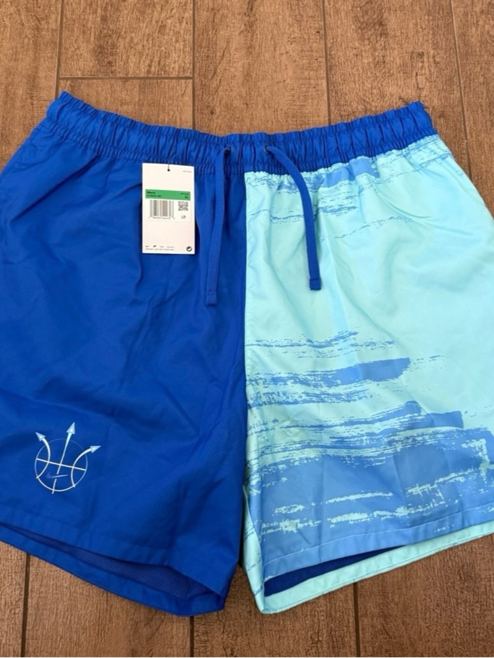 Nike Woven Flow Summer Hoop Shorts DV9605 480 Blue Men's Size XL